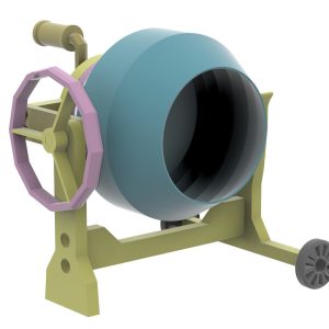 Planetary concrete mixer- toy constructor