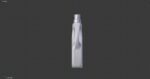 plastic bottle model
