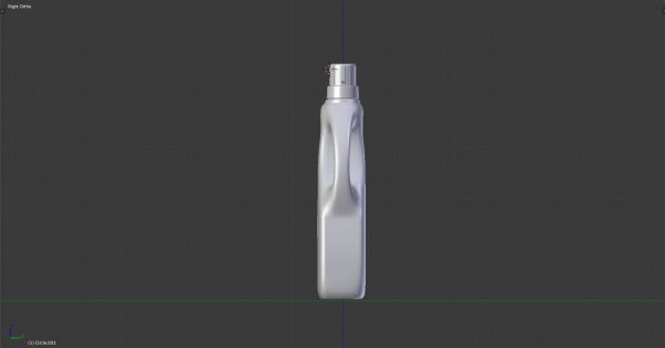 plastic bottle model