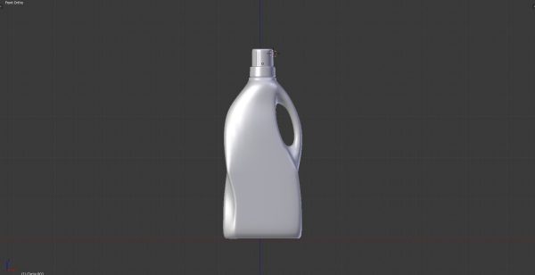 plastic bottle model