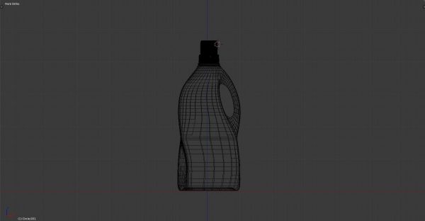 plastic bottle model