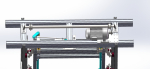 Plastic box stacking conveyor
