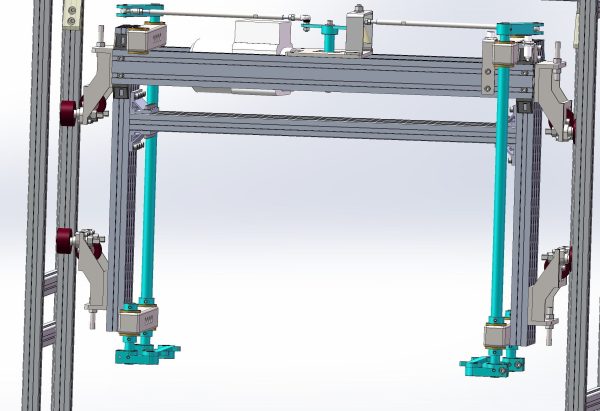 Plastic box stacking conveyor