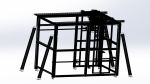 Plastic box stacking conveyor