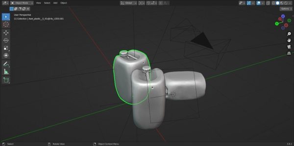 Plastic Can 3D Model