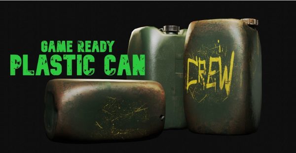 Plastic Can 3D Model