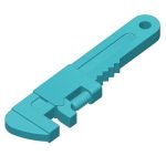 Plastic Pipe Wrench Toy