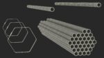Plastic Pipes Bundle 2 Meters
