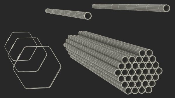 Plastic Pipes Bundle 2 Meters