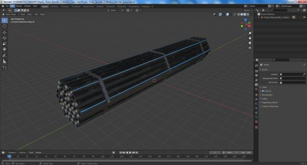 Plastic Pipes Bundle 2 Meters