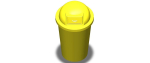 Plastic Trash Bin Set in Many Color