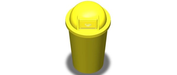 Plastic Trash Bin Set in Many Color