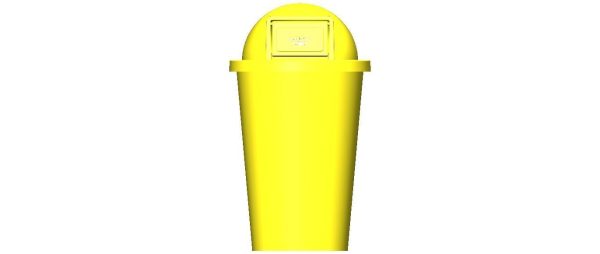 Plastic Trash Bin Set in Many Color