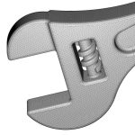 Plastic Wrench Toy