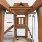 Playground wooden set