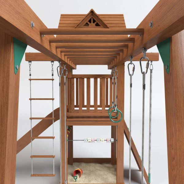 Playground wooden set