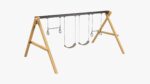 Playground outdoor swing set 02
