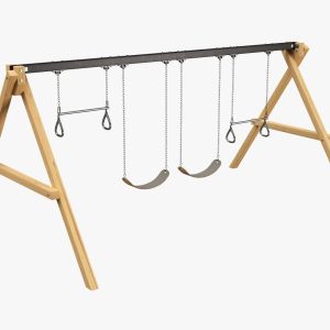 Playground outdoor swing set 02