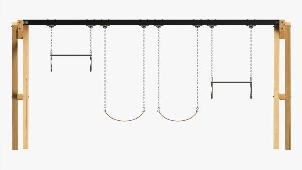 Playground outdoor swing set 02