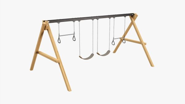 Playground outdoor swing set 02