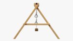 Playground outdoor swing set 02