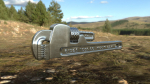 pliers iron wrench pipe pliers pipe wrench  hardware tools