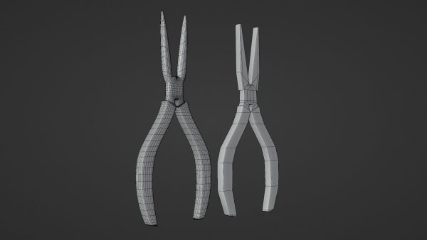 Pliers - Low and High poly