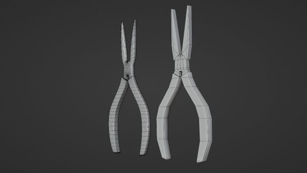 Pliers - Low and High poly