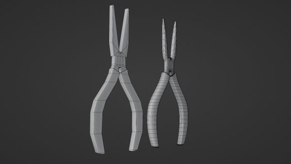 Pliers - Low and High poly