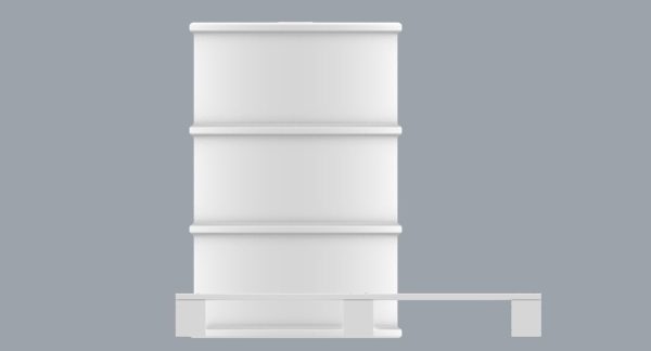 PM Oil Barrel and Wooden Pallet Set