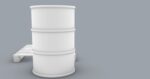 PM Oil Barrel and Wooden Pallet Set