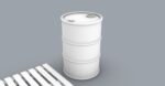 PM Oil Barrel and Wooden Pallet Set