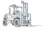 Pneumatic Tire Forklift
