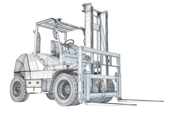 Pneumatic Tire Forklift