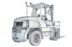 Pneumatic Tire Forklift