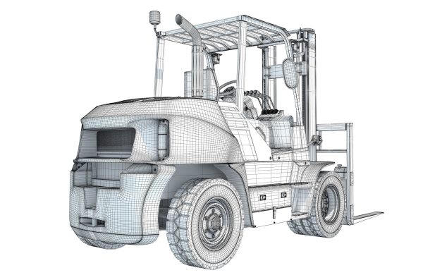 Pneumatic Tire Forklift