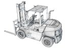 Pneumatic Tire Forklift
