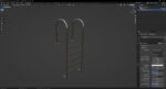 Pool Ladder 3D Model