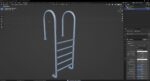 Pool Ladder 3D Model