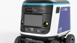 Powered Off Delivery Robot Kiwibot Blue