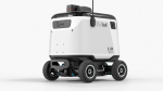 Powered Off Delivery Robot Kiwibot White