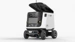 Powered Off Delivery Robot Kiwibot White