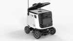 Powered Off Delivery Robot Kiwibot White