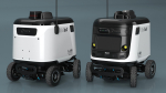 Powered Off Delivery Robot Kiwibot White