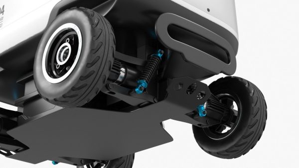 Powered Off Delivery Robot Kiwibot White