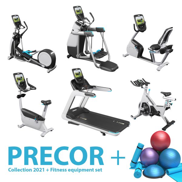 Precor collection 2021 and Fitness equipment set