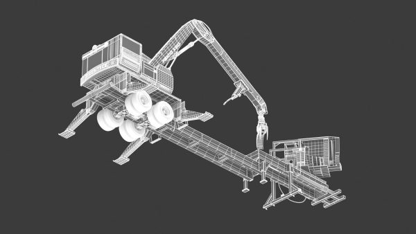 Prentice 410ex Knuckleboom Loader