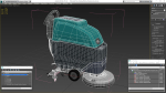 Professional Floor Cleaning Machine Turquoise