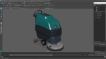 Professional Floor Cleaning Machine Turquoise