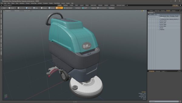 Professional Floor Cleaning Machine Turquoise